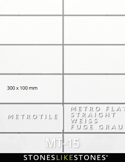StoneslikeStones MetroTile MT-15 - METRO FLAT STRAIGHT - Download mit Rechtsklick