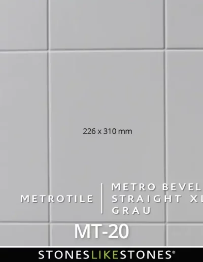 StoneslikeStones MetroTile MT-20 - METRO BEVEL STRAIGHT XL - Download mit Rechtsklick
