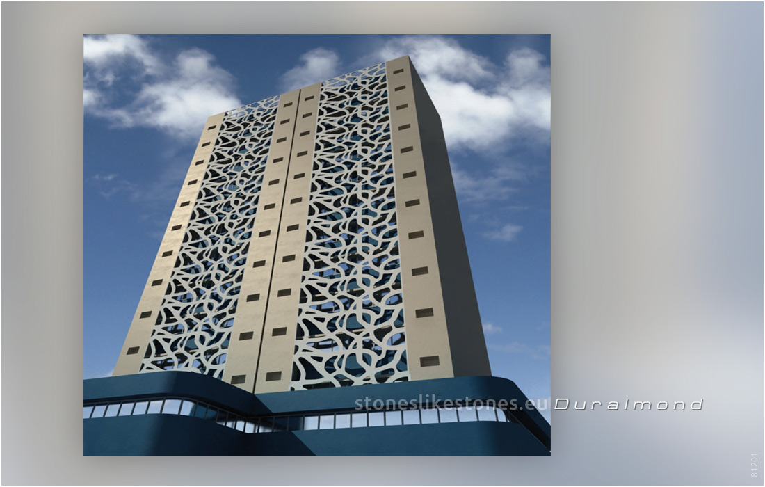 Duralmond Gitterwerk 81201 – Celosia ORG 04 – 3D Hotelentwurf