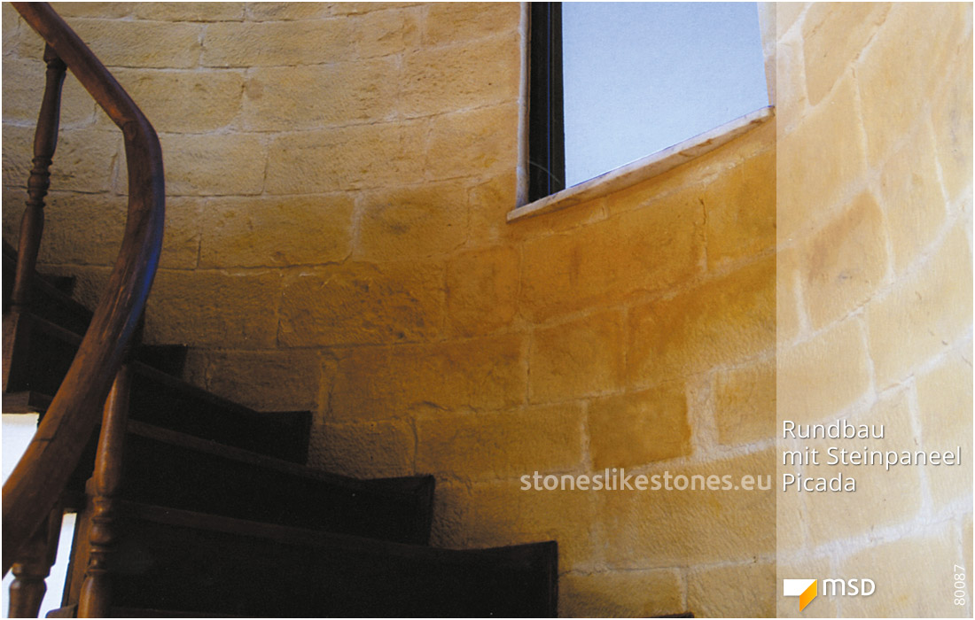 StoneslikeStones_Steinpaneel_Rundbau_80087_–_Steinpaneel_214_Picada_–_Treppenhaus