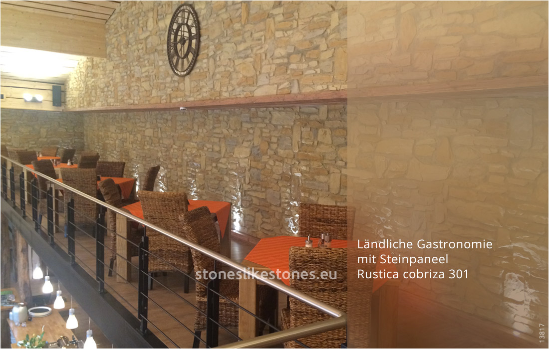 StoneslikeStones Steinpaneel Gastronomie 13817 – Rustica Cobriza