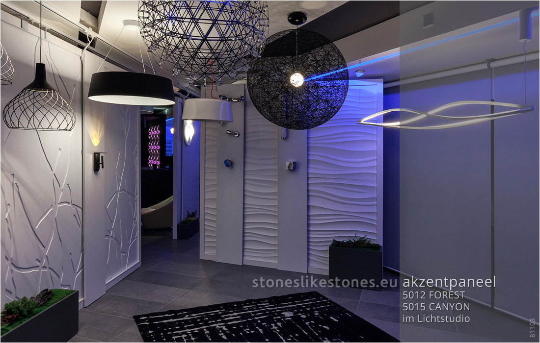 StoneslikeStones Akzentpaneel 81103 – AkzentPaneele AKD 5012 FOREST 5015 CANYON – Lichtstudio